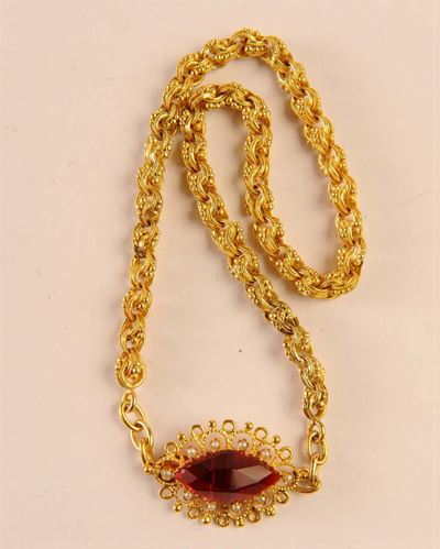 Catena da Orologio, Trasformata in Girocollo