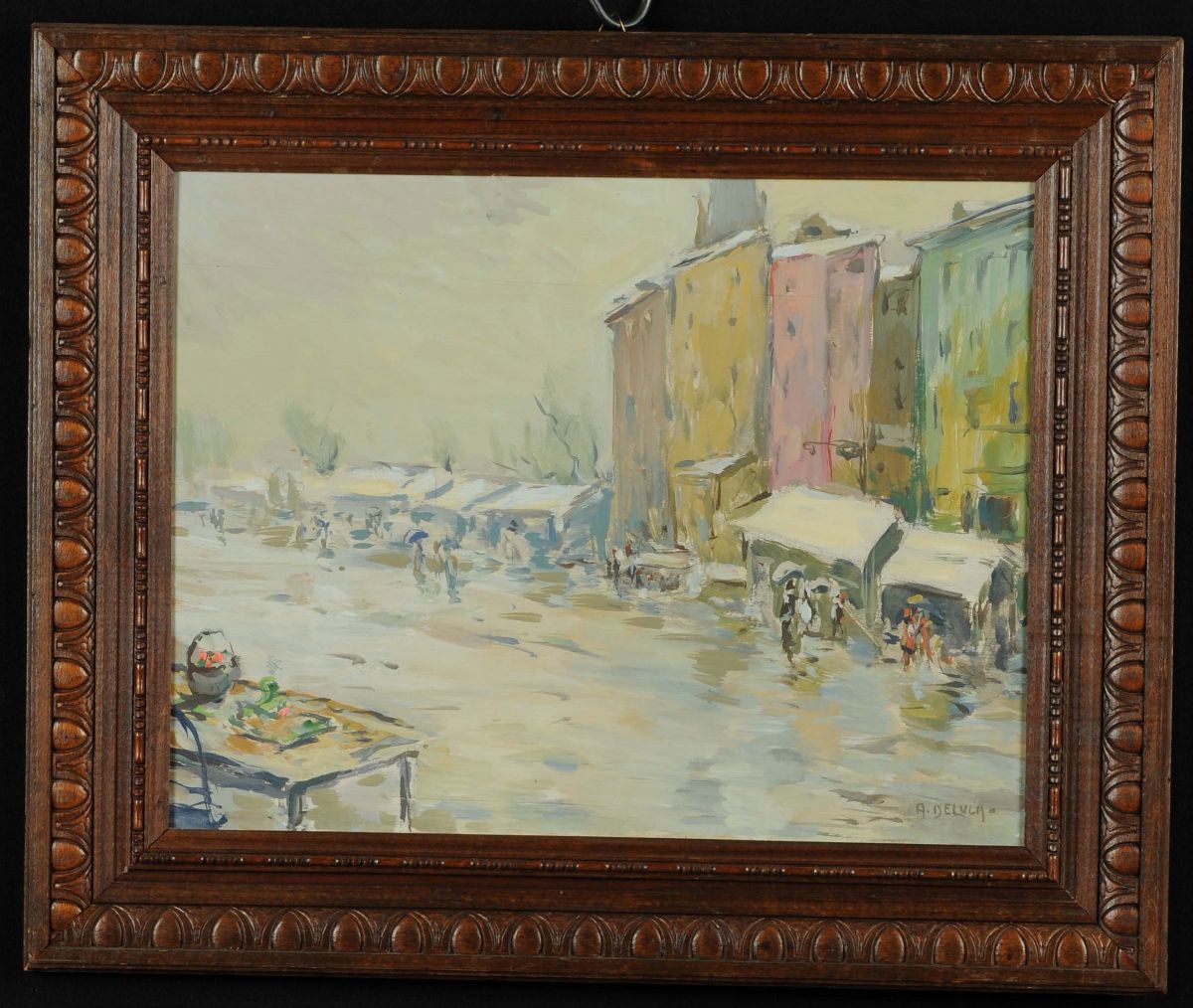Arturo De Luca (1885-1971)mercato
