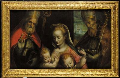 Scuola del XVIII Secolomadonna con Bambino, San Giovannino e Santi