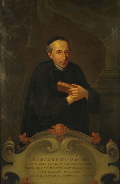 Scuola del XIX Secoloritratto di S. Giovanni Battista De Rossi