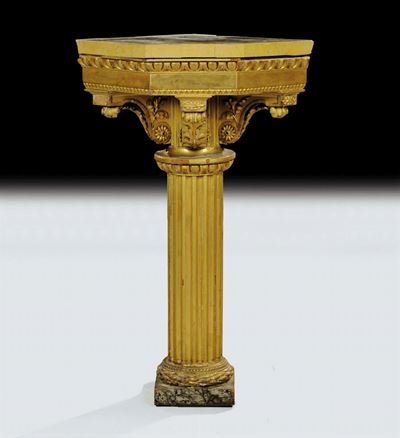 Console Ad Angolo, XIX Secolo