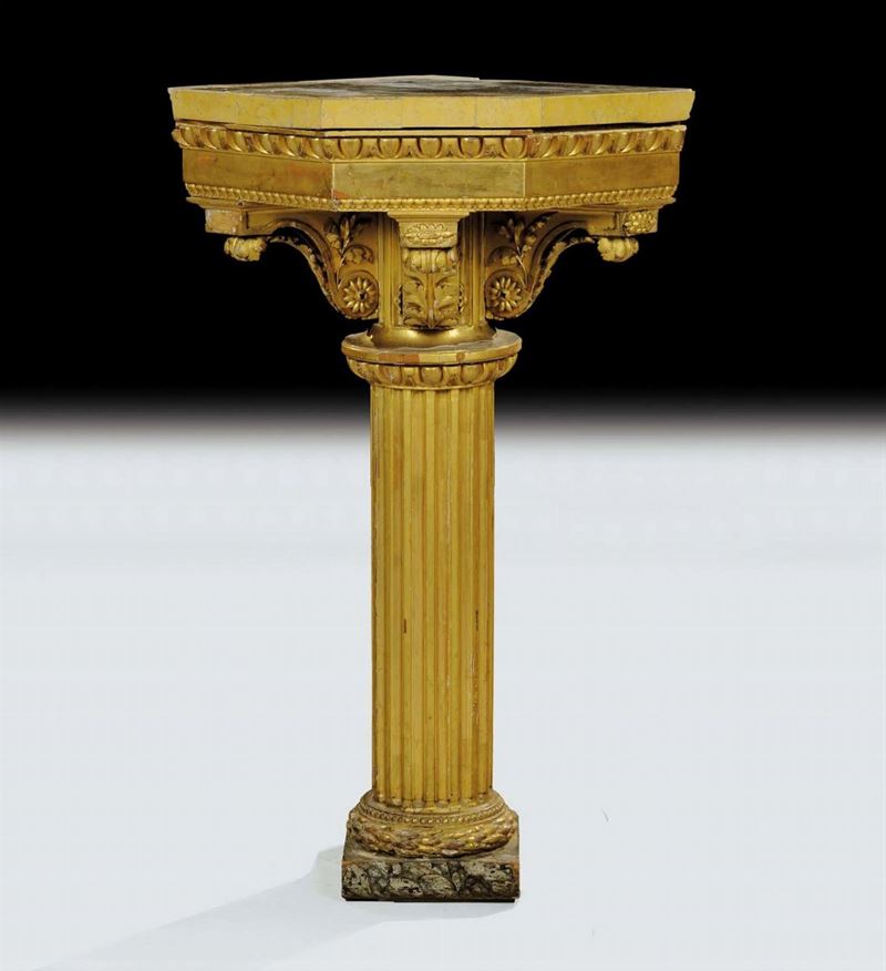 Console ad angolo, XIX secolo  - Auction Old Paintings and Furnitures - Cambi Casa d'Aste