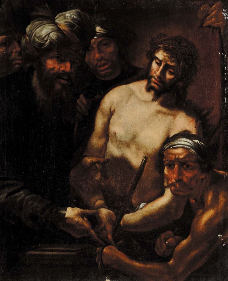Gioacchino Assereto (1600-1649), bottega di Ecce Homo  - Asta Antiquariato e Dipinti Antichi - Cambi Casa d'Aste