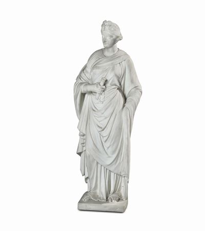 Scultura in Marmo Bianco, XIX Secolo
