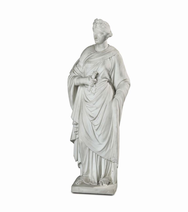 Scultura in marmo bianco, XIX secolo  - Auction Antiques and Old Masters - Cambi Casa d'Aste