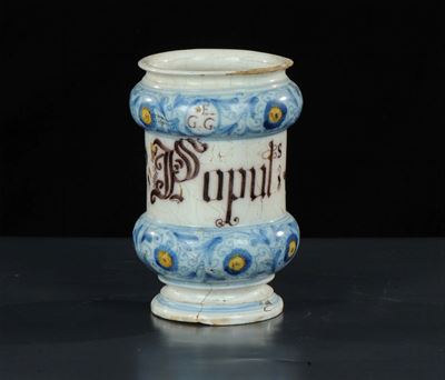 Albarello in Maiolica, XVIII Secolo