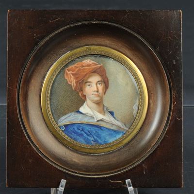 Miniatura Raffigurante Giovinetto, XIX Secolo