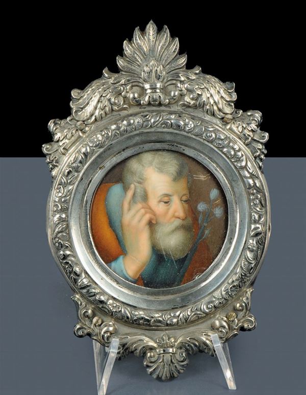 Scuola Napoletana del XIX secolo Scena religiosa