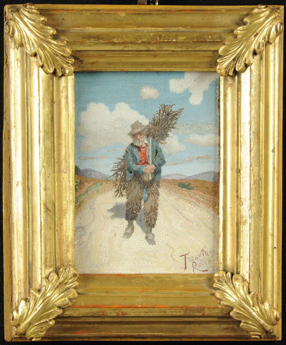 Tarantoni (fine XIX Secolo)personaggio con Fascine