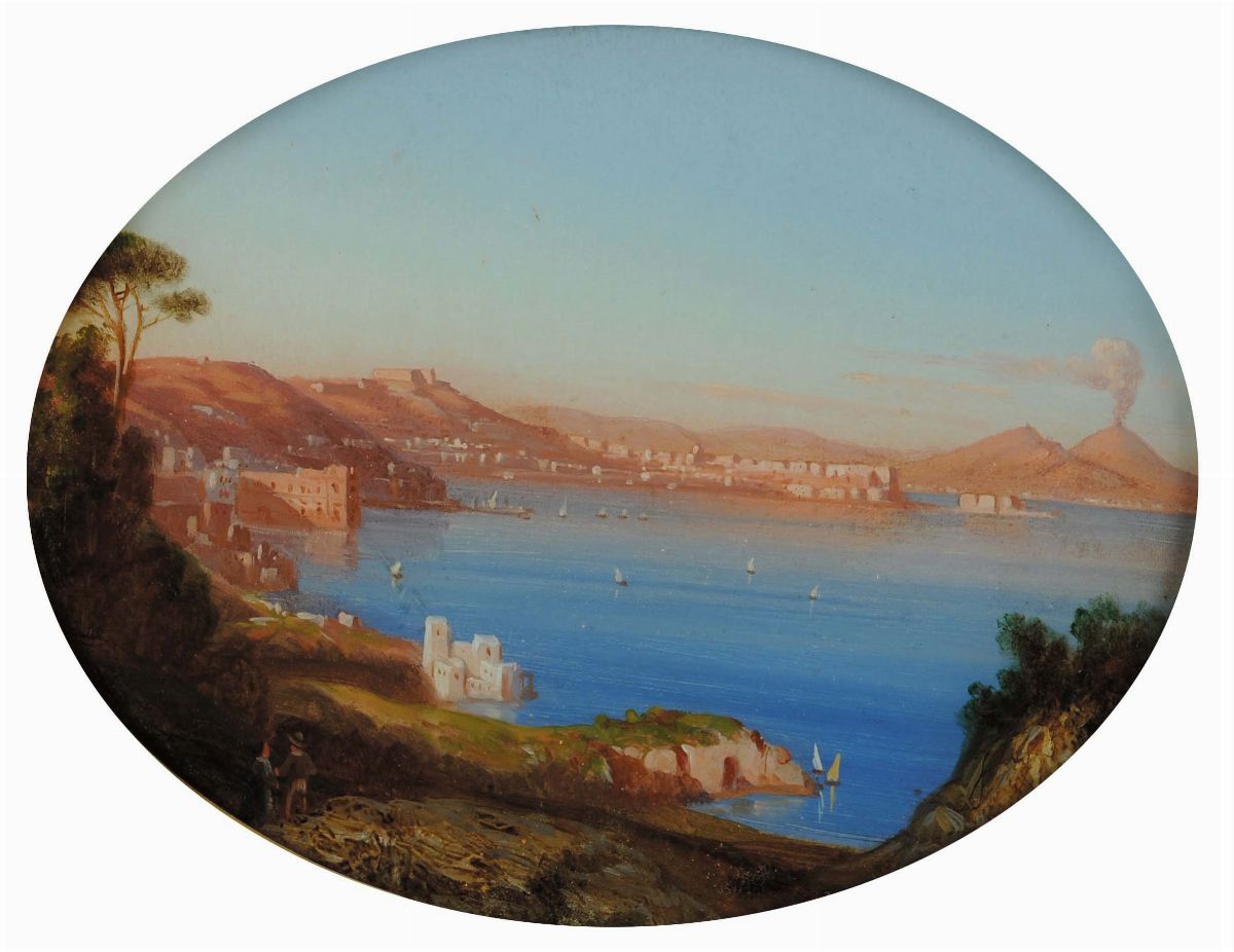 Anonimo Napoletano del XIX Secoloveduta del Golfo di Napoliveduta del Golfo di Sorrento