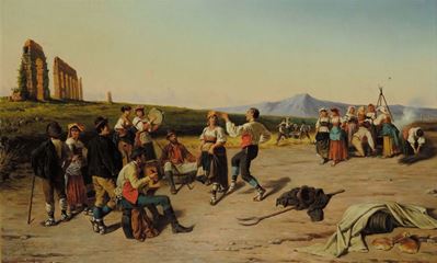 F. Rinaldisaltarello nella Campagna Romana
