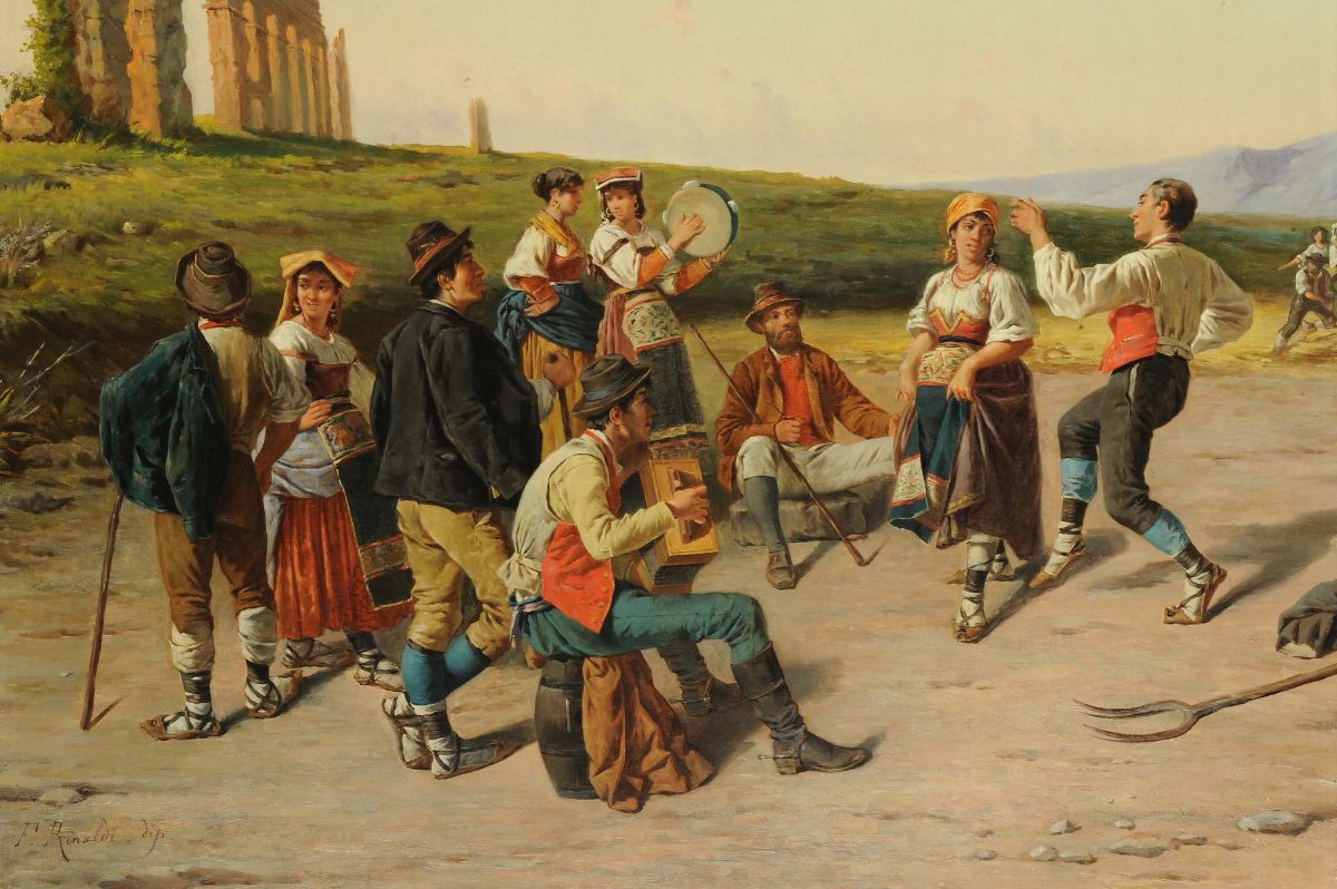 F. Rinaldisaltarello nella Campagna Romana