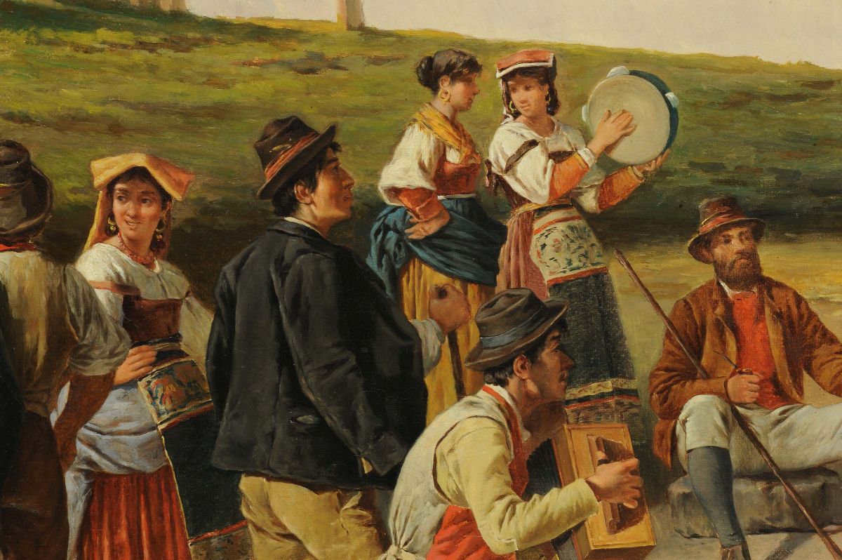 F. Rinaldisaltarello nella Campagna Romana