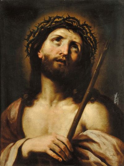 Guido Reni (1575-1642), Attribuito Acristo Incoronato