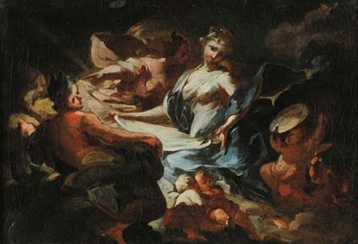 Francesco Conti (1681-1760)allegoria della Fortezzaallegoria della Pittura