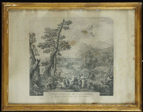 Bartolozzi Paesaggio con figurePaesaggio con figure