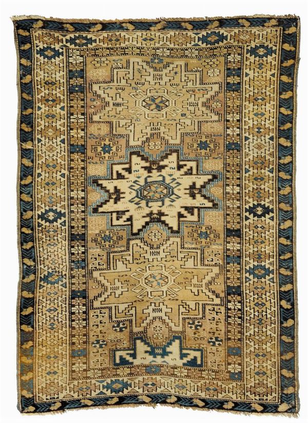 Tappeto caucasico Shirvan Lesghi, fine XIX inizio XX secolo