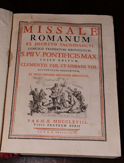 Messale Romanomissale Romanum Ex Decreto Sacrosancti Concilii Tridentini..