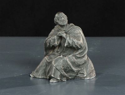 Scultura in Stucco Raffigurante Santo