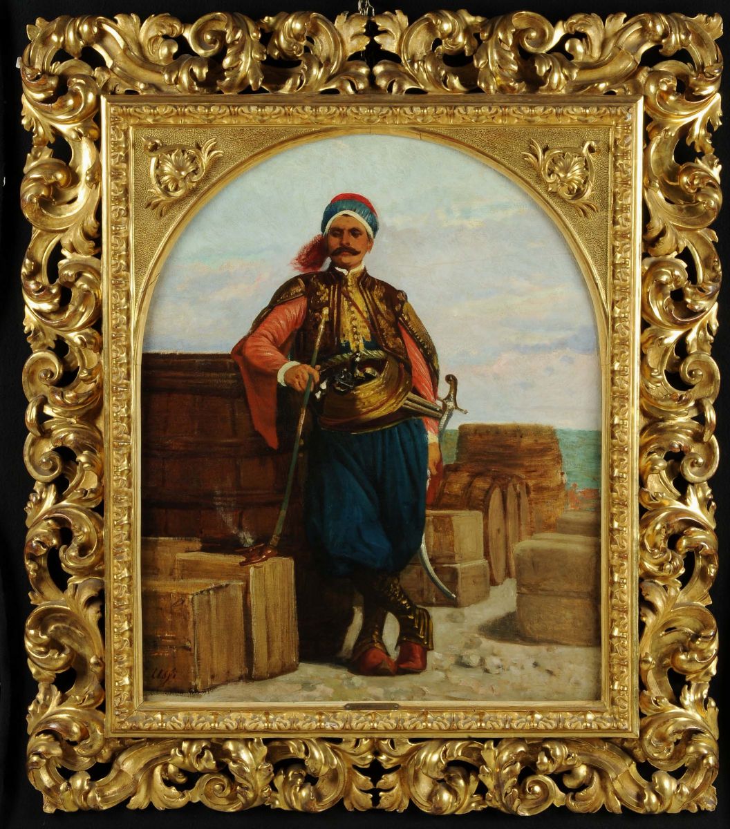 Stefano Ussi (1822-1901)mercante Turco, 1864