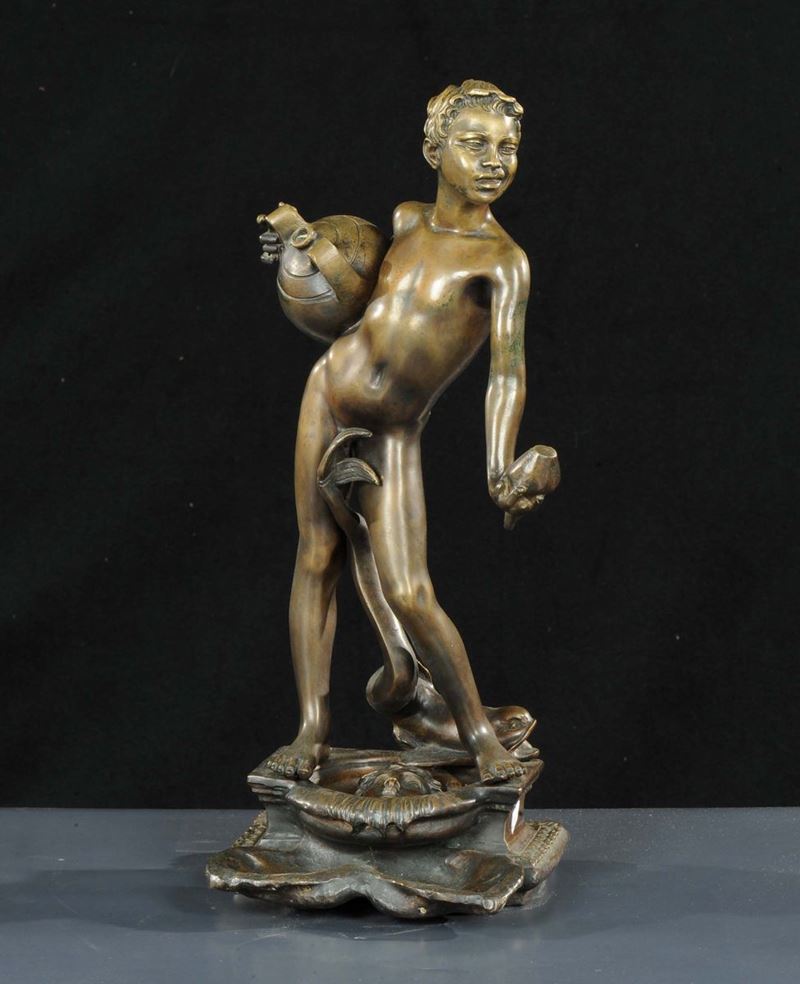 Vincenzo Gemito (1852-1929) L'Acquaiolo  - Auction Old Paintings and Furnitures - Cambi Casa d'Aste