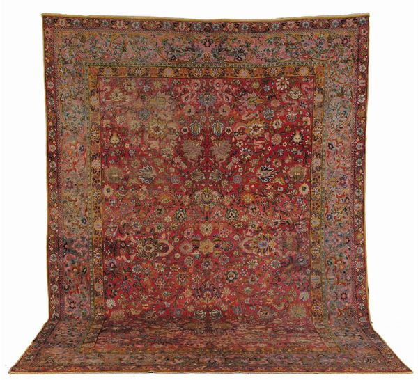 Tappeto persiano Kirman, fine XIX inizio XX secolo