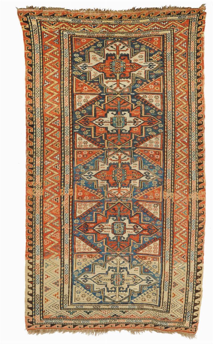 Tappeto caucasico Soumak, fine XIX secolo  - Auction Old Paintings and Furnitures - Cambi Casa d'Aste