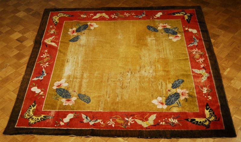 Tappeto cinese, inizio XX secolo  - Asta Antiquariato e Dipinti Antichi - Cambi Casa d'Aste