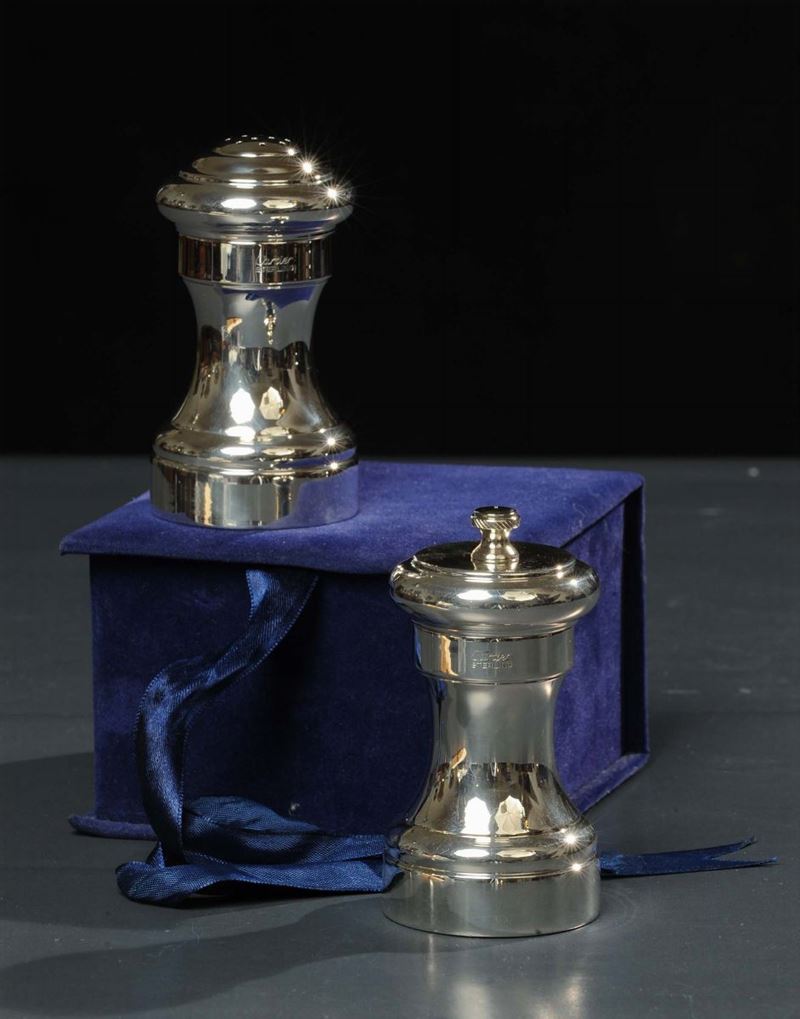 Sale e pepe Cartier in sterling  - Auction Old Paintings and Furnitures - Cambi Casa d'Aste
