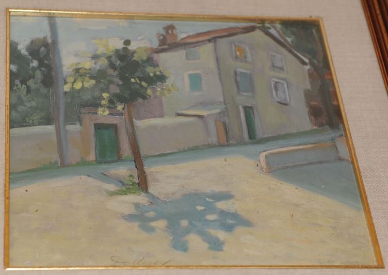 Pietro Dodero (1882-1967) Paesaggio  - Auction Old Paintings and Furnitures - Cambi Casa d'Aste