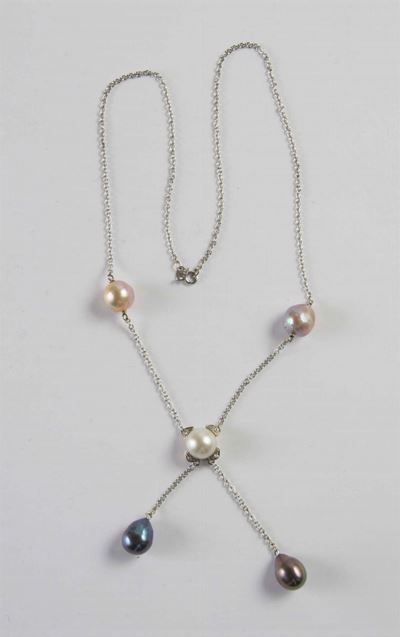 Collana con Perle Multicolor