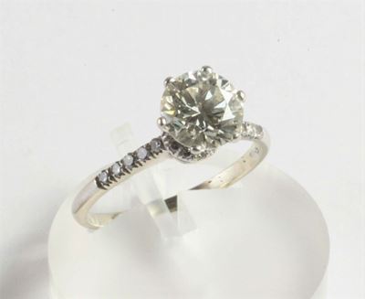 Anello con Diamante di Ct 1,45ca