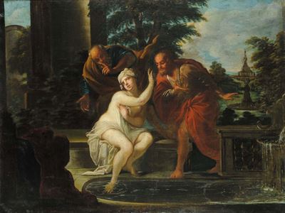 Scuola del XVII Secolosusanna e i Vecchioni