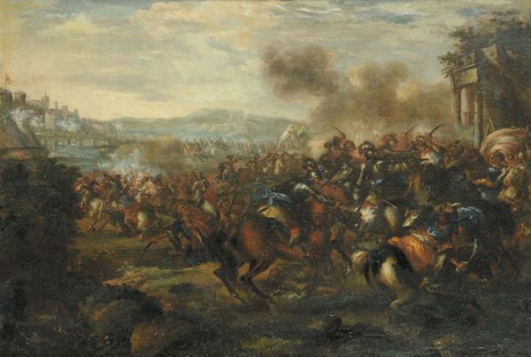 Scuola Veneta del XVII secolo Battaglie