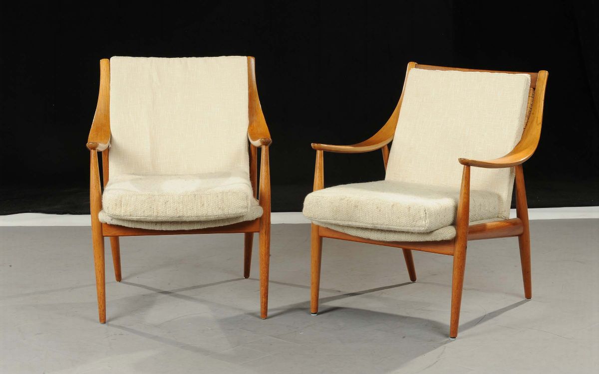 Finn Juhl - France & Son - Danimarcacoppia di Poltrone
