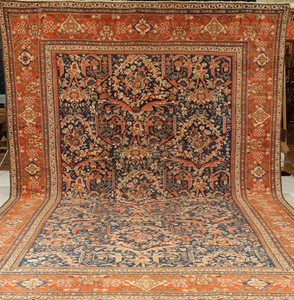 Tappeto persiano Mahal, fine XIX secolo