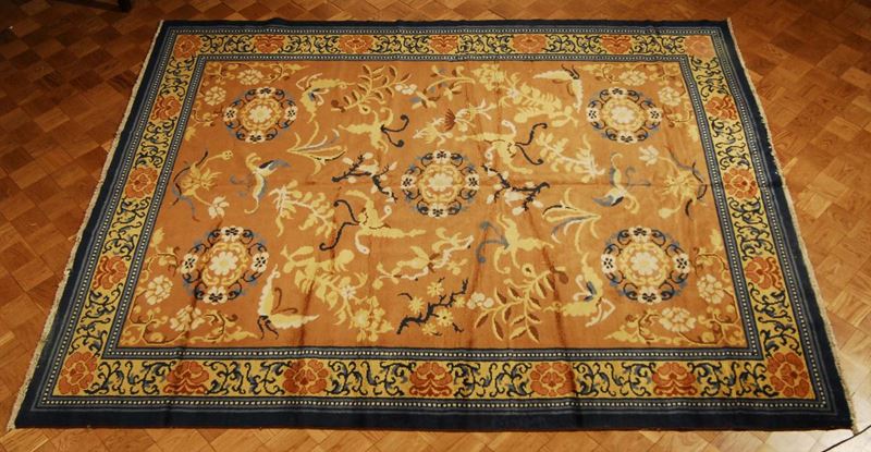 Tappeto cinese, inizio XX secolo  - Asta Antiquariato e Dipinti Antichi - Cambi Casa d'Aste