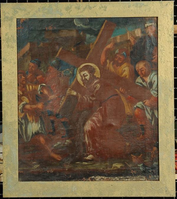 Scuola del XVIII secolo Scene dalla Via Crucis