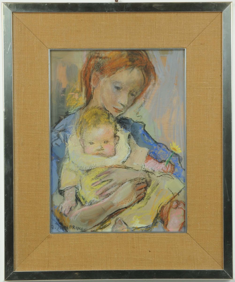 Adelina Zandrino (1893-1994)madre con Bambino