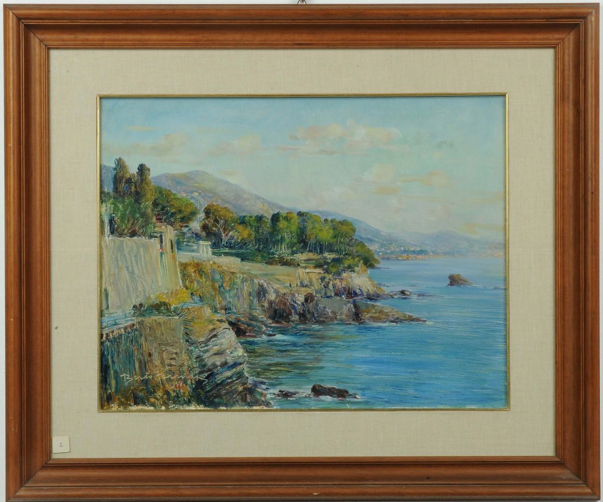 Berto Ferrari (1887-1965)veduta Costiera, 1951