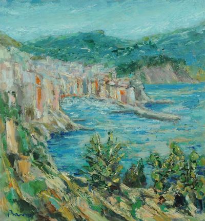 Guido Basso (1923-1995)veduta Costiera