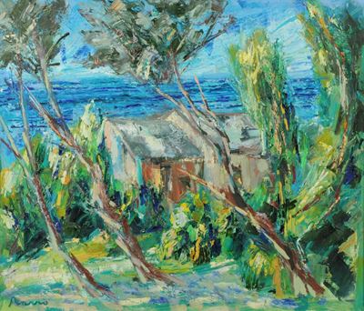 Guido Basso (1923-1995)case sul Mare