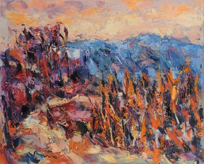 Guido Basso (1923-1995)paesaggio, 1974