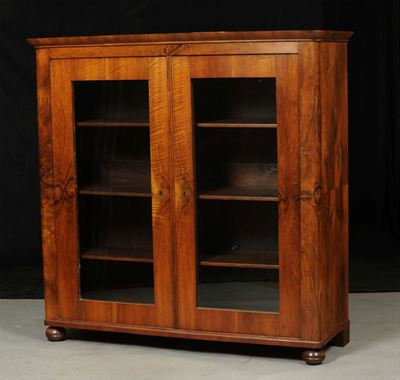 Credenza a Due Ante a Vetro, XIX Secolo