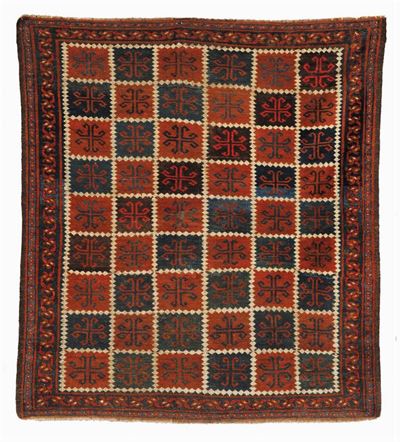 Tappeto Turkmeno Beshir, Fine Xixi Secolo
