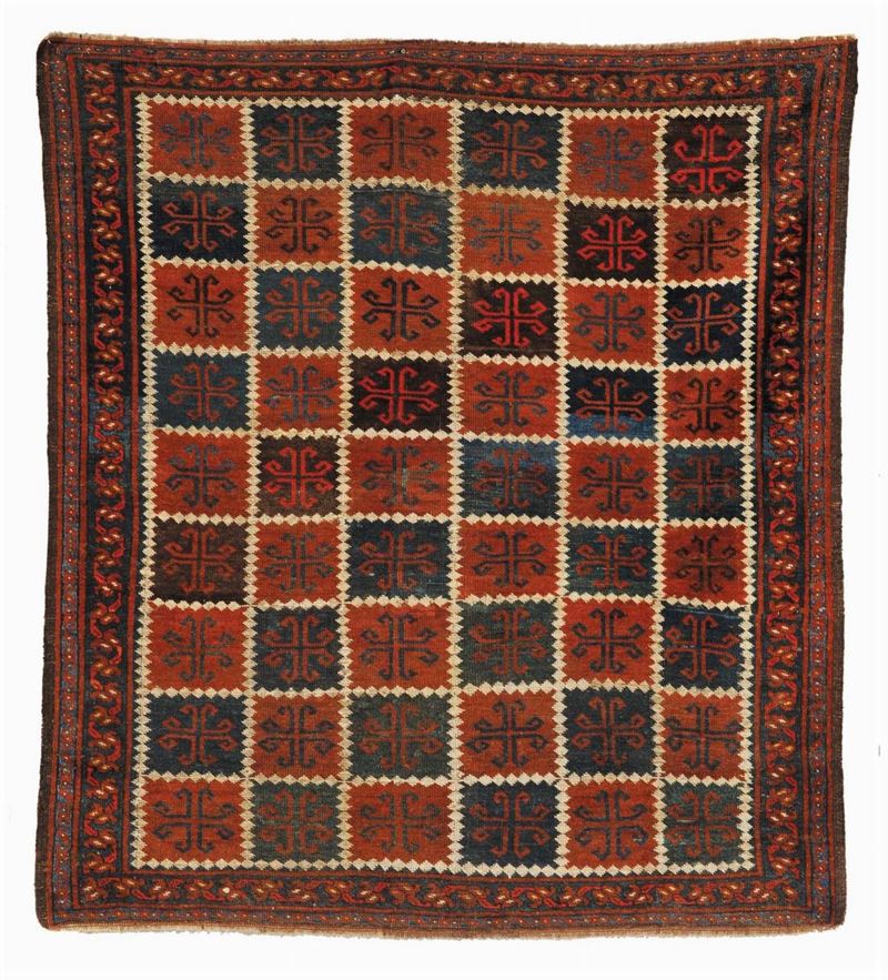 Tappeto turkmeno Beshir, fine XIXI secolo   - Asta Antiquariato e Dipinti Antichi - Cambi Casa d'Aste