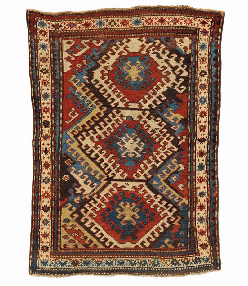 Tappeto caucasico Kasak, fine XIX secolo  - Asta Antiquariato e Dipinti Antichi - Cambi Casa d'Aste