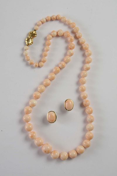 Parure di Corallo Rosa