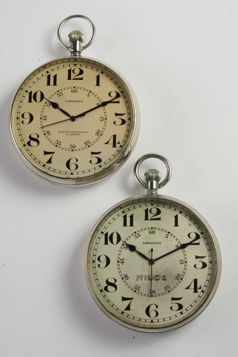 Orologi da carrozza Longines  - Auction Silver, Clocks and Jewels - Cambi Casa d'Aste