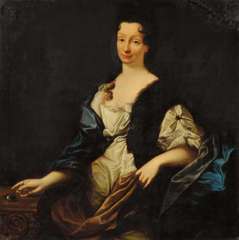 Domenico Parodi (1668-1740), attribuito a Ritratto di nobildonna  - Asta Antiquariato e Dipinti Antichi - Cambi Casa d'Aste
